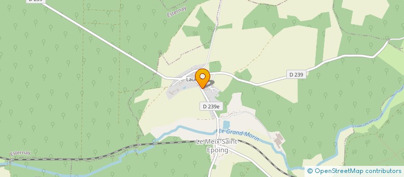 localisation de l'entreprise CROIX & FORETS  LE MEIX-SAINT-EPOING