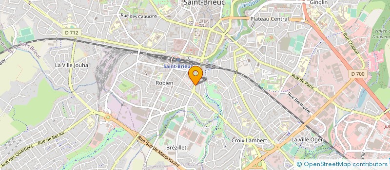 localisation de l'entreprise CROIX GUILLEMET à SAINT-BRIEUC