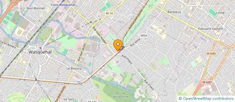 localisation de l'entreprise CROIX IMMOBILIER GFI à CROIX