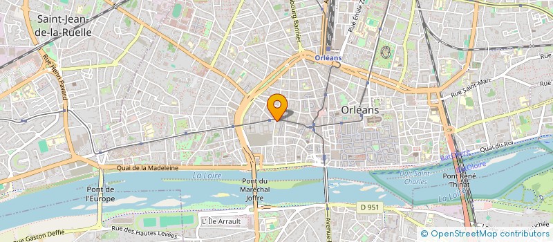 localisation de l'entreprise CROIX MAREE à ORLEANS