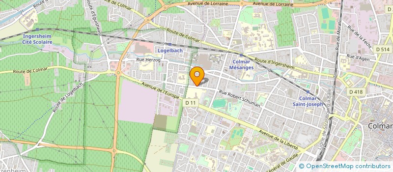 localisation de l'entreprise CROIX MARIE PARIS  COLMAR