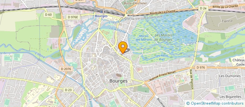 localisation de l'entreprise CROIX MARINE DU CHER à BOURGES