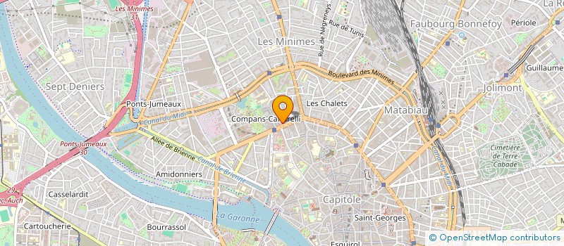 localisation de l'entreprise CROIX PASTEL à TOULOUSE