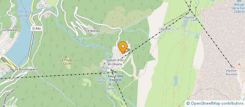 localisation de l'entreprise CROIX PERRIN  VAULNAVEYS-LE-HAUT