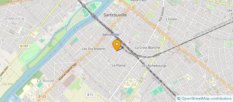 localisation de l'entreprise CROIX ROUGE FRANCAISE à SARTROUVILLE