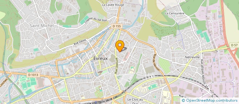 localisation de l'entreprise CROIX ROUGE FRANCAISE COMITE à EVREUX