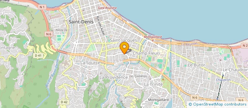 localisation de l'entreprise CROIX ROUGE FRANCAISE - HUDA-CHAU à SAINT-DENIS