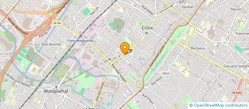 localisation de l'entreprise CROIX ROUSSE à CROIX