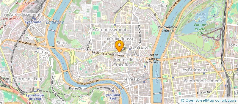 localisation de l'entreprise CROIX ROUSSE BOISSONS à LYON