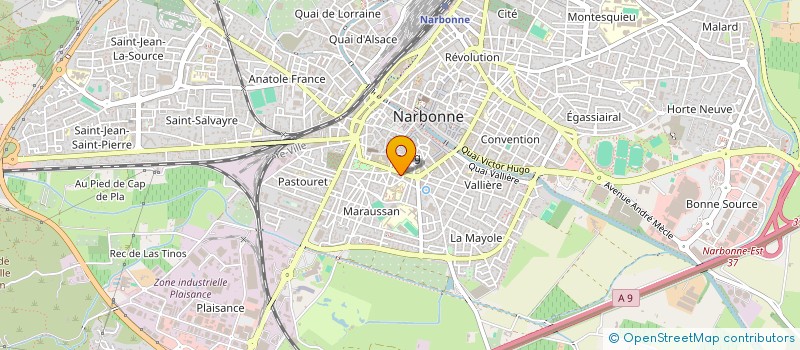 localisation de l'entreprise CROIX SUD DEMENAGEMENTS  NARBONNE