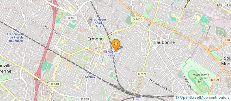 localisation de l'entreprise CROIX -VALMER 1 à ERMONT