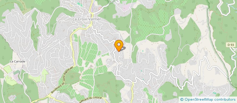 localisation de l'entreprise CROIX VALMER LA PINEDE 7 SCI  LA CROIX-VALMER