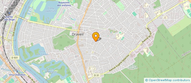 localisation de l'entreprise CROIX VERTE ET PANACEE à DRAVEIL