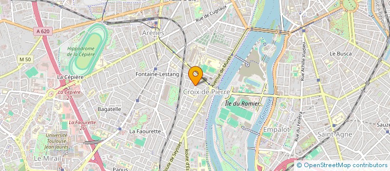 localisation de l'entreprise CROIXDEPIERRE.COM à TOULOUSE