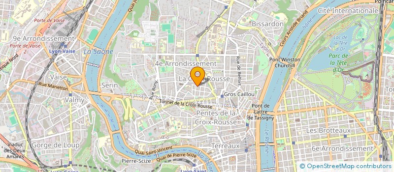 localisation de l'entreprise CROIXDIS à LYON