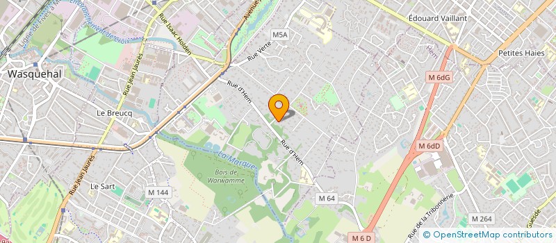 localisation de l'entreprise CROIXSENS  CROIX