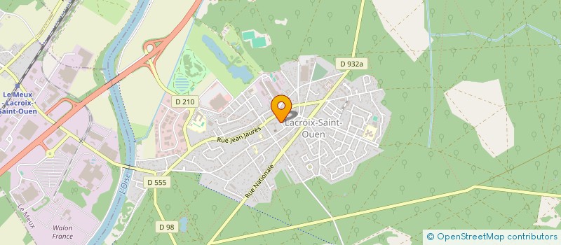 localisation de l'entreprise CROIZAIR à LACROIX ST OUEN