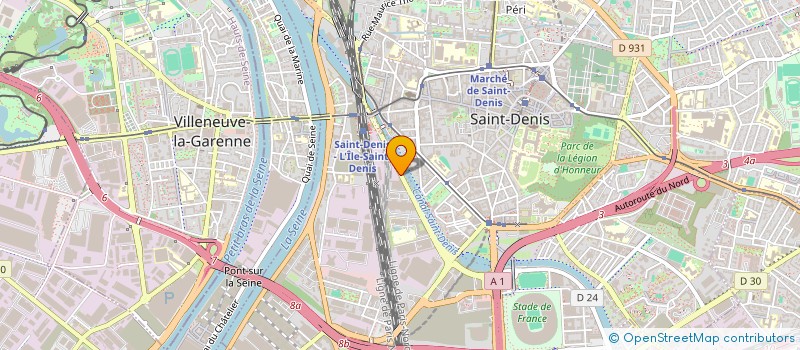 localisation de l'entreprise CROIZAT à SAINT-DENIS
