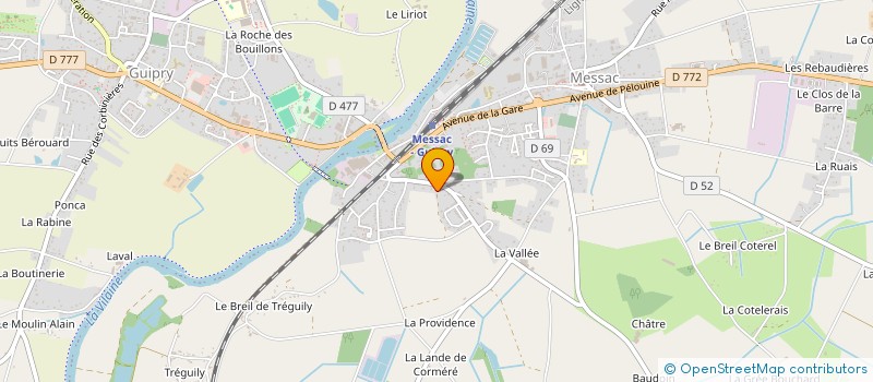 localisation de l'entreprise CROIZE II  GUIPRY-MESSAC