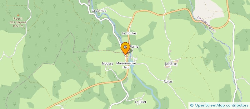 localisation de l'entreprise CROIZET COMMUNICATION à SAINT-URCIZE