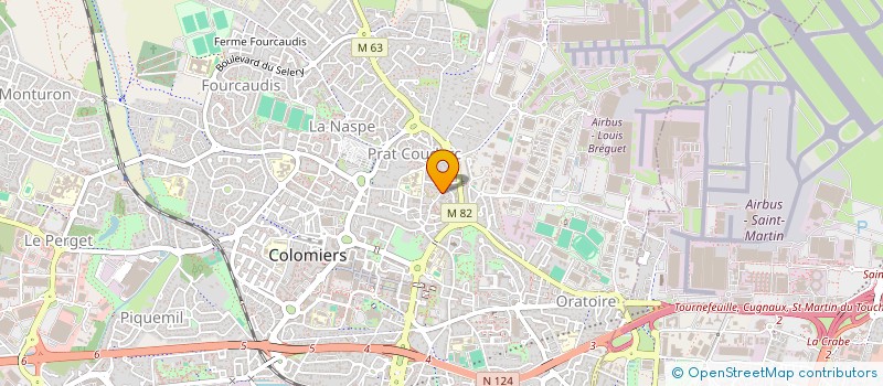 localisation de l'entreprise CROIZIER BERANGER SASU à COLOMIERS