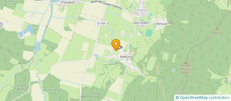 localisation de l'entreprise CROIZUR à SENNECEY-LE-GRAND