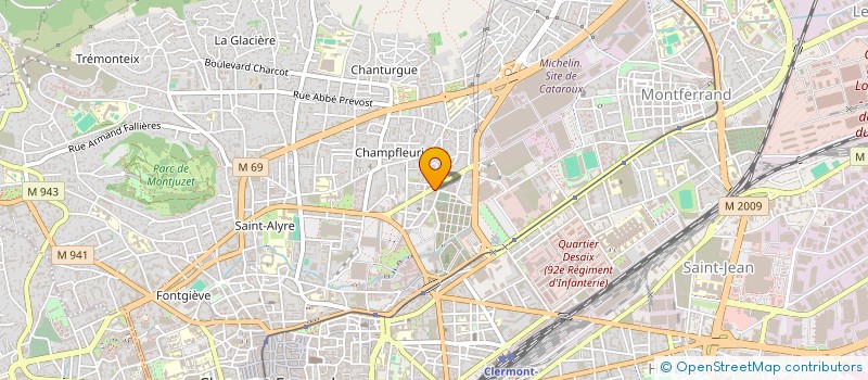 localisation de l'entreprise CROK'NOUILLE ET CIE  CLERMONT-FERRAND