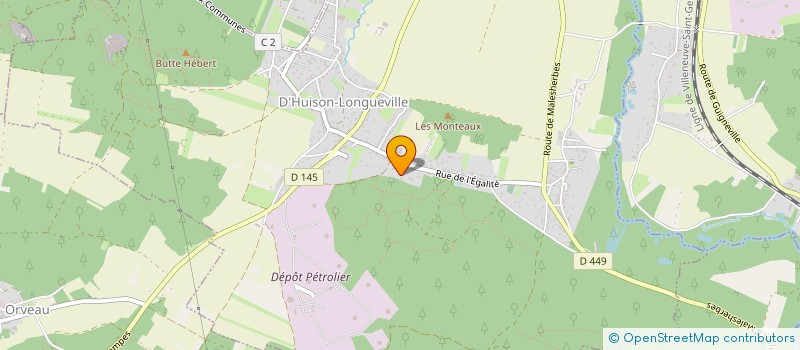 localisation de l'entreprise CROK O CIRK à D'HUISON-LONGUEVILLE