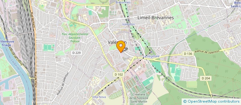 localisation de l'entreprise CROK'Z à VALENTON