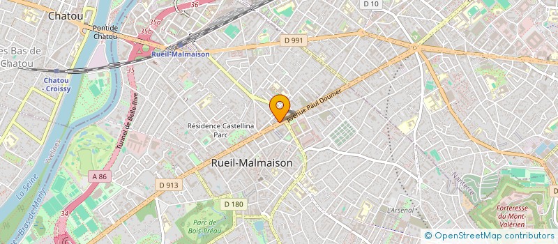localisation de l'entreprise CROKENPAT à RUEIL-MALMAISON