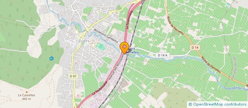 localisation de l'entreprise CROKJARDIN  CUERS