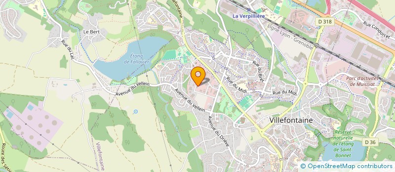 localisation de l'entreprise CROKUS  VILLEFONTAINE