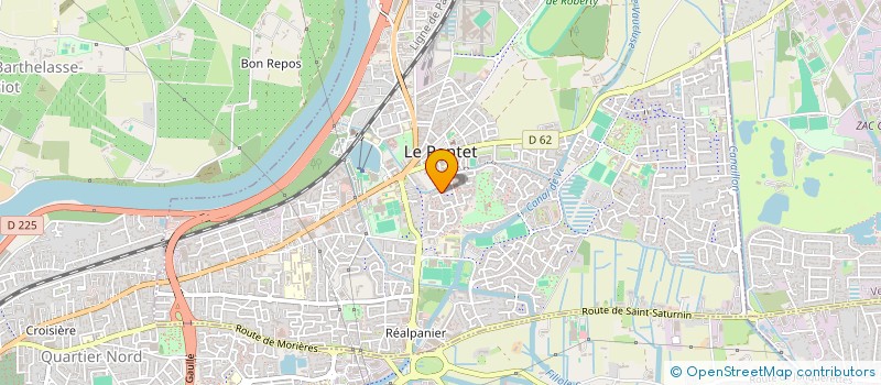 localisation de l'entreprise CROKVERT  LE PONTET