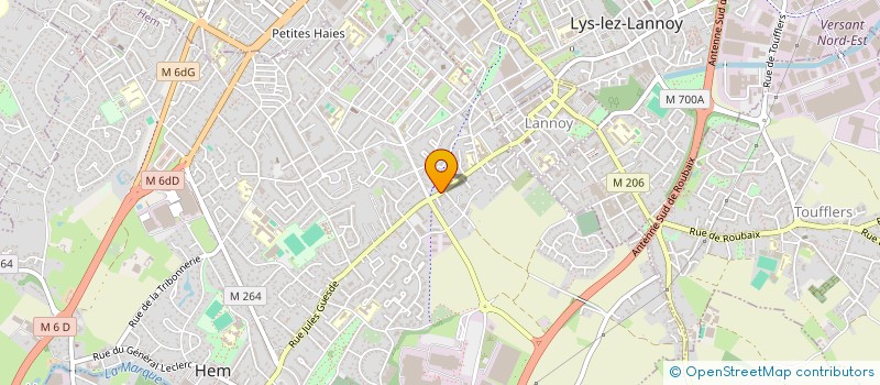 localisation de l'entreprise CROKWEB à HEM