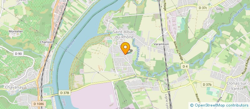 localisation de l'entreprise CROL  SAINT-ALBAN-DU-RHONE