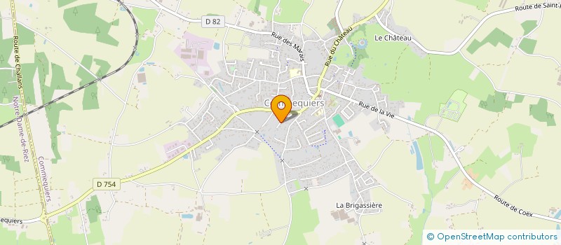 localisation de l'entreprise CROLET  COMMEQUIERS