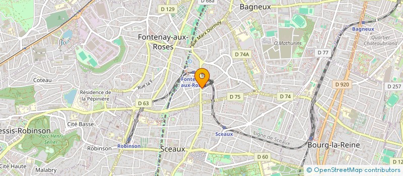 localisation de l'entreprise CROLLA HOLDING  FONTENAY-AUX-ROSES