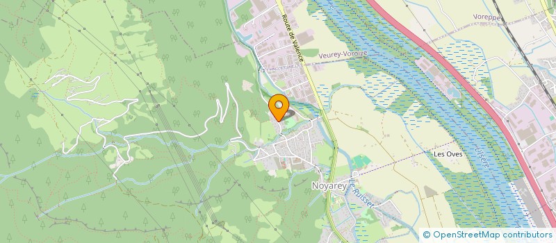 localisation de l'entreprise CROLLES PEUPLIERS INVEST à NOYAREY