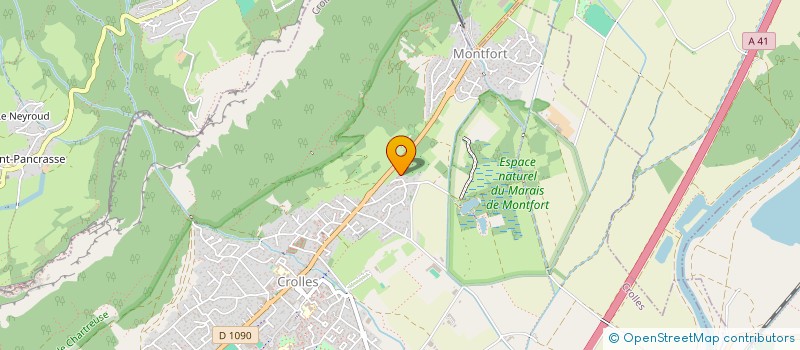 localisation de l'entreprise CROLLES VTC à CROLLES