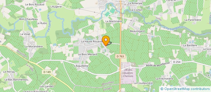 localisation de l'entreprise CROM à MOUZILLON