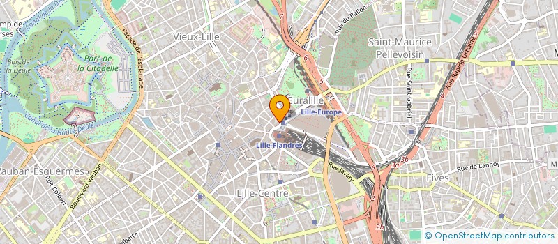 localisation de l'entreprise CROM NORD-EST à LILLE
