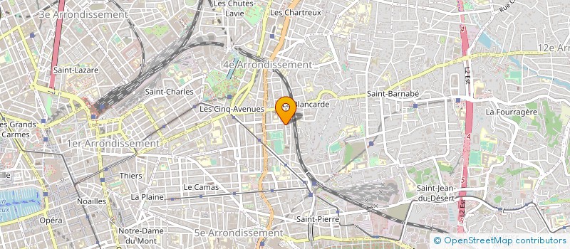 localisation de l'entreprise CROMATIK à MARSEILLE