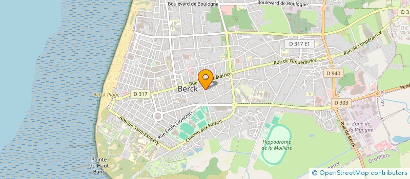 localisation de l'entreprise CROMBECQUE VANDEVILLE à BERCK