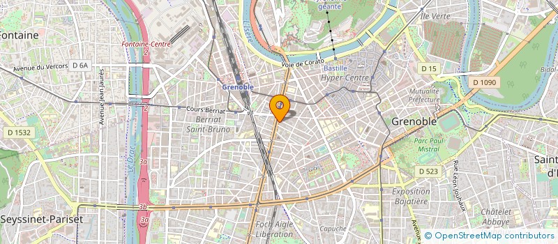localisation de l'entreprise CROMI à GRENOBLE