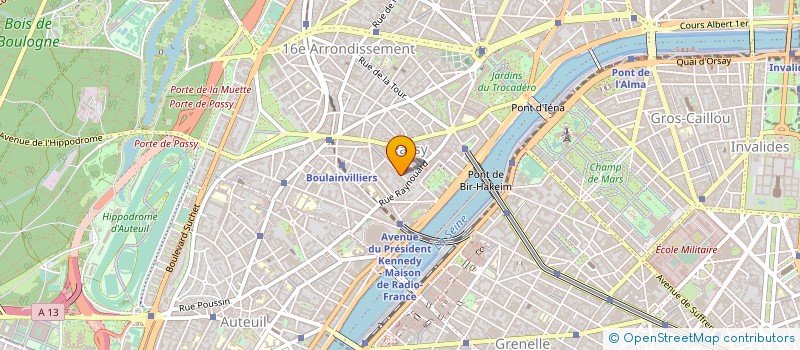 localisation de l'entreprise CROMOFILTER SA à PARIS
