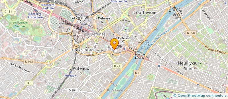 localisation de l'entreprise CROMOLOGY SERVICES à PUTEAUX