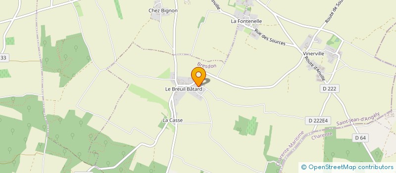 localisation de l'entreprise CRON DIDIER  BRESDON