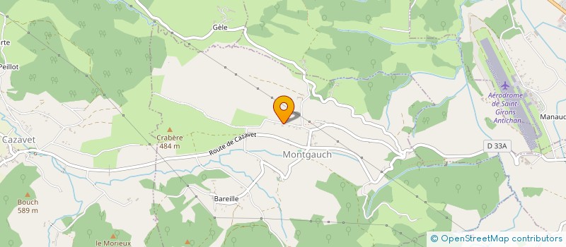 localisation de l'entreprise CRONE REGIS à MONTGAUCH