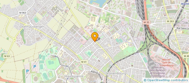 localisation de l'entreprise CRONEBROT  STRASBOURG