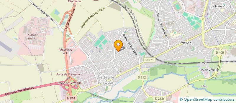 localisation de l'entreprise CRONIER INVEST  BRETTEVILLE-SUR-ODON